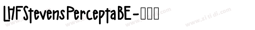 LHFStevensPerceptaBE字体转换