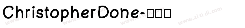 ChristopherDone字体转换
