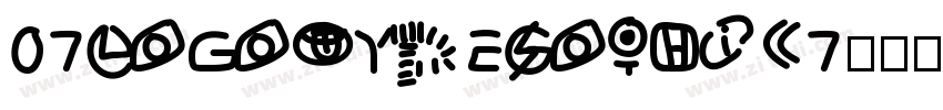 07LogoTypeGothic7字体转换