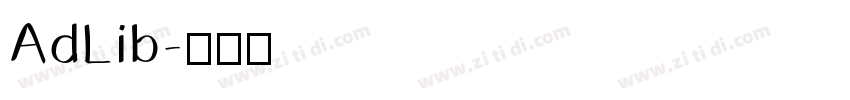 AdLib字体转换