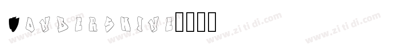 wondershine字体转换