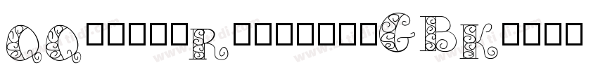 QQspeedRegular_GBK字体转换