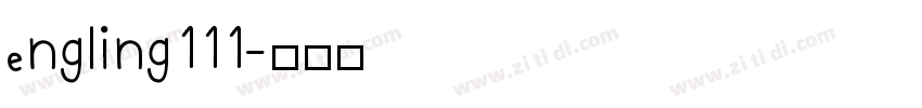 engling111字体转换