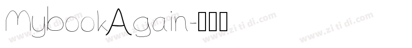 MybookAgain字体转换