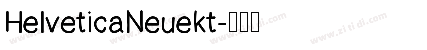 HelveticaNeuekt字体转换
