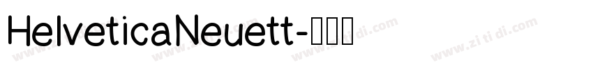 HelveticaNeuett字体转换