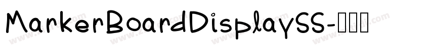 MarkerBoardDisplaySS字体转换