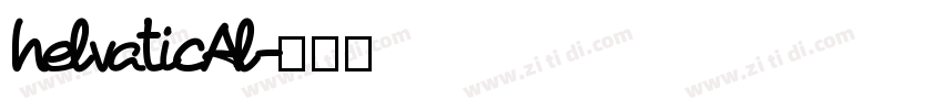 helvaticAl字体转换