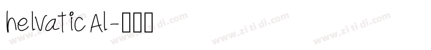 helvaticAl字体转换