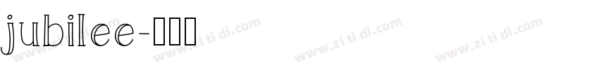 jubilee字体转换