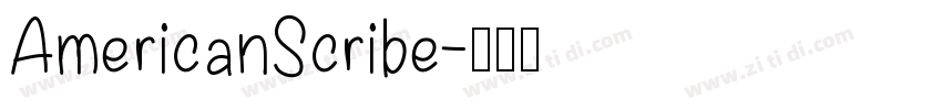 AmericanScribe字体转换