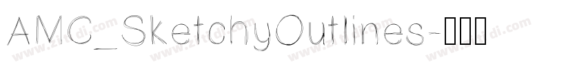 AMC_SketchyOutlines字体转换