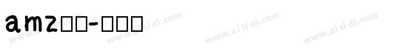 amz筑紫字体转换
