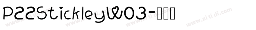 P22StickleyW03字体转换