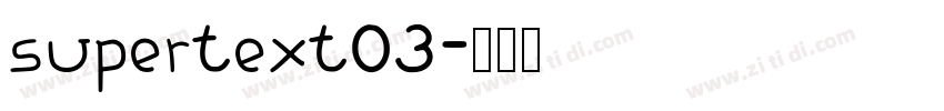 supertext03字体转换