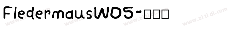 FledermausW05字体转换