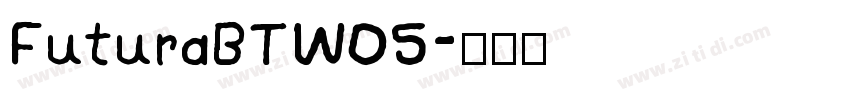 FuturaBTW05字体转换