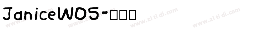 JaniceW05字体转换