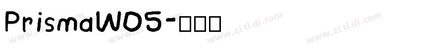 PrismaW05字体转换