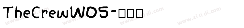 TheCrewW05字体转换