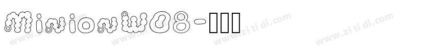 MinionW08字体转换