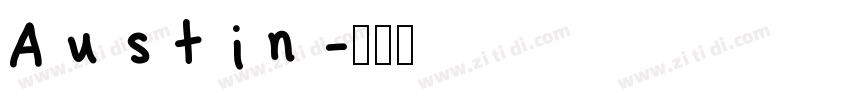 Austin字体转换