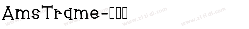 AmsTrame字体转换