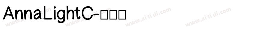 AnnaLightC字体转换