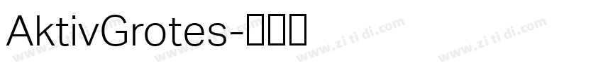 AktivGrotes字体转换 AktivGrotes字体转换