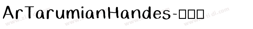 ArTarumianHandes字体转换