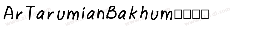 ArTarumianBakhum字体转换