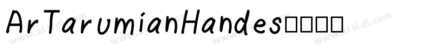 ArTarumianHandes字体转换