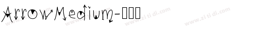 ArrowMedium字体转换