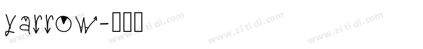 yarrow字体转换