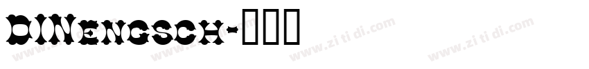 DINengsch字体转换