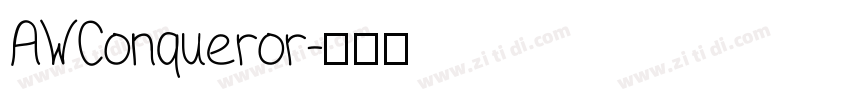 AWConqueror字体转换