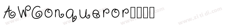 AWConqueror字体转换