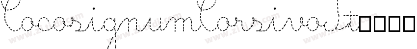 CocosignumCorsivoIt字体转换