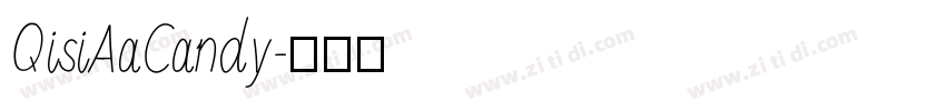 QisiAaCandy字体转换