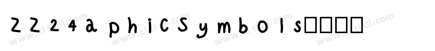 ZZ24aphicSymbols字体转换