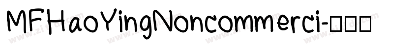 MFHaoYingNoncommerci字体转换