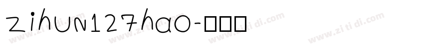 zihun127hao字体转换