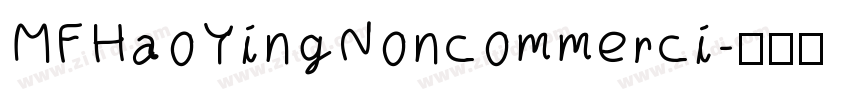 MFHaoYingNoncommerci字体转换