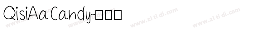 QisiAaCandy字体转换