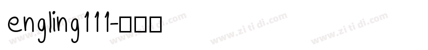 engling111字体转换