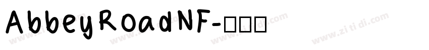 AbbeyRoadNF字体转换