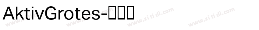 AktivGrotes字体转换 AktivGrotes字体转换
