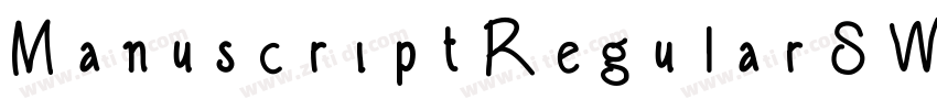 ManuscriptRegularSWF字体转换