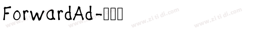 ForwardAd字体转换