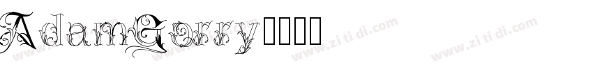 AdamGorry字体转换